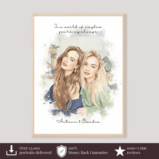Custom Watercolor Portrait